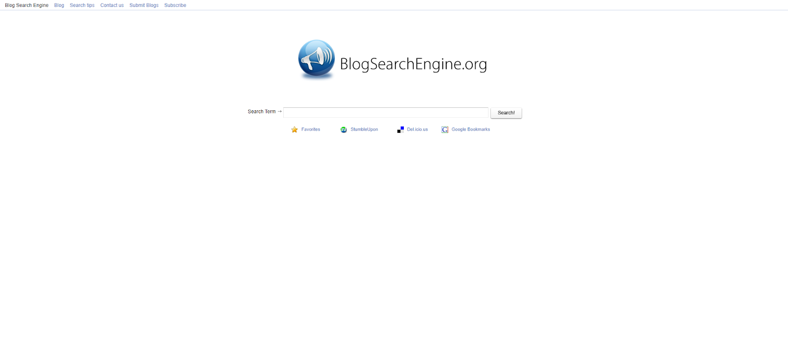 Blog Search Engine