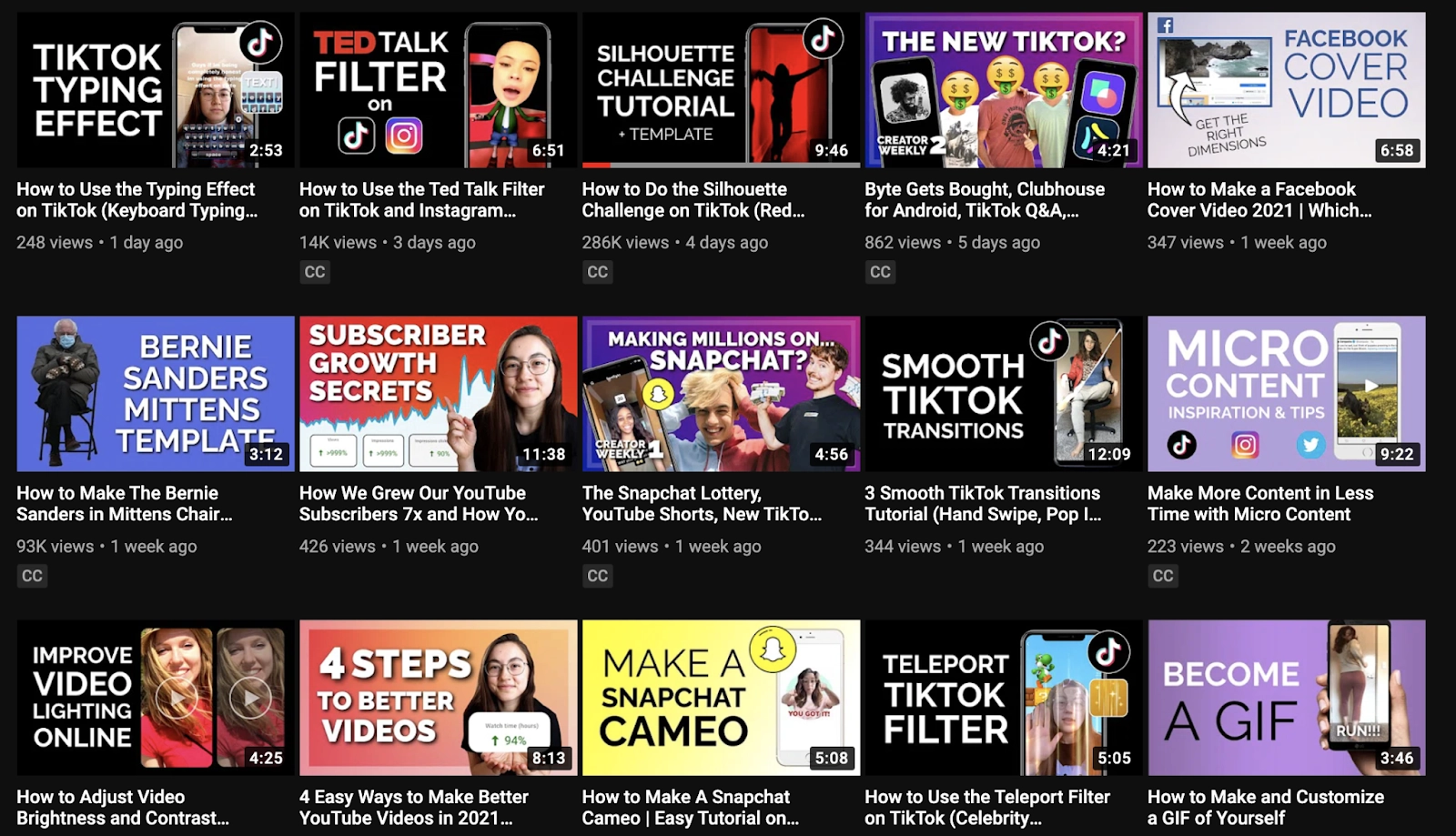 Thumbnails