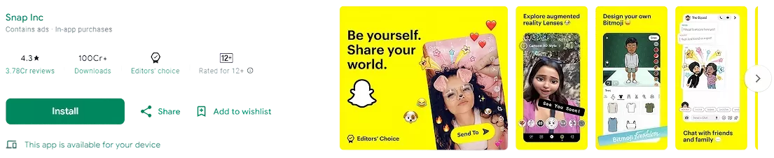 Snapchat Downloads