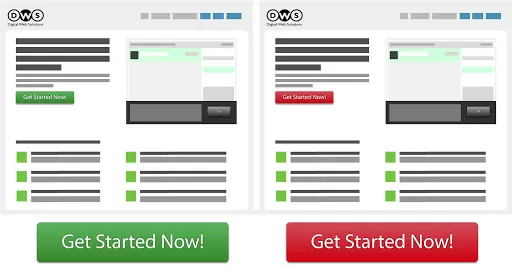 Use contrasting colors for your CTAs