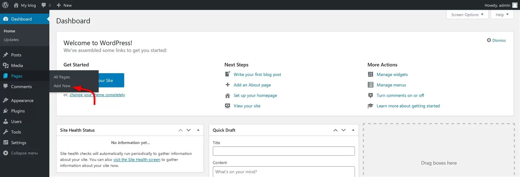 Create Your Blog Pages